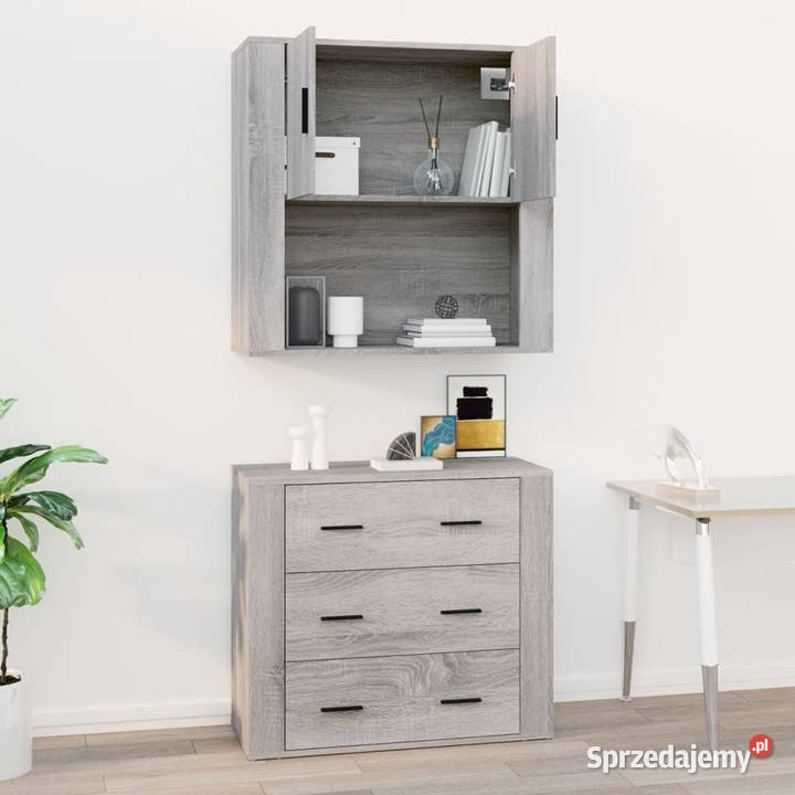 Szafka ścienna szary dąb sonoma 80x33x80 Warszawa