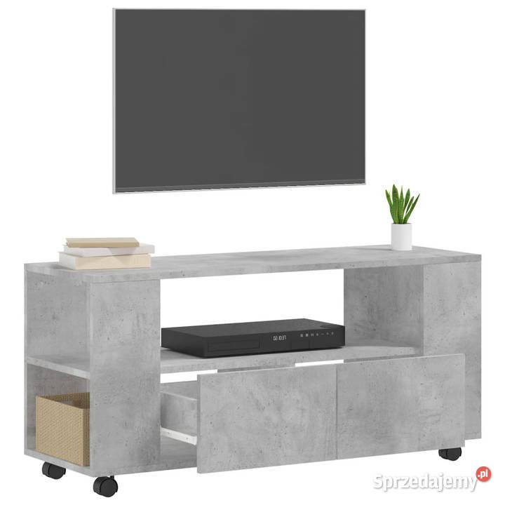 Szafka pod TV szarość betonu 102x345x43 WM833746 mazowieckie