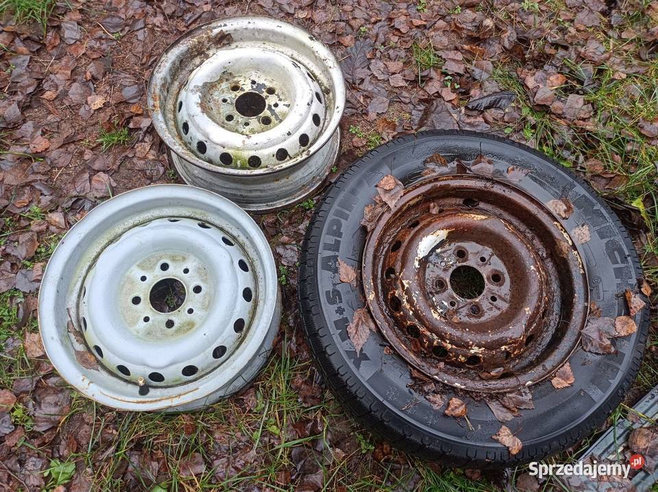 Felgi 3 sxtuki fiat pickup kombi druszlak Pionki sprzedam