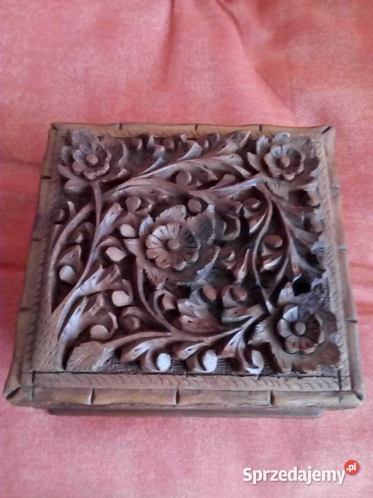 Drewniana szkatulka lubelskie Puławy sprzedam