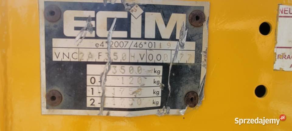 Przyczepa do mini koparki
Ecim 3500t 2500t