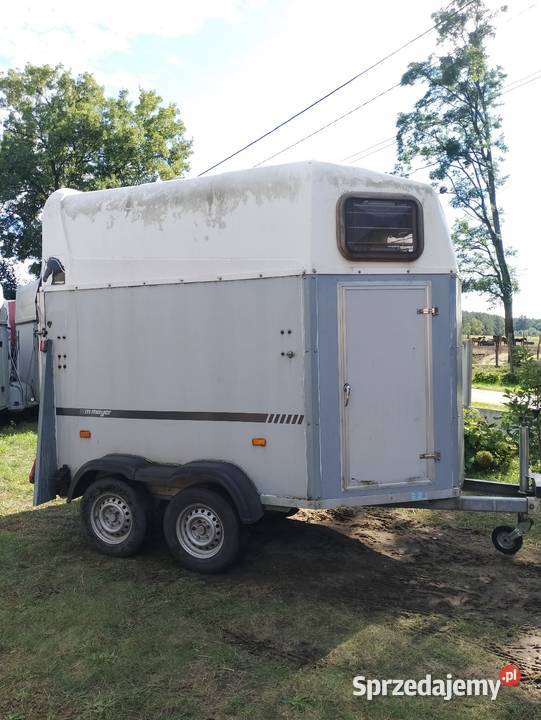 Przyczepa do przewozu dwóch koni śląskie Żerdzina