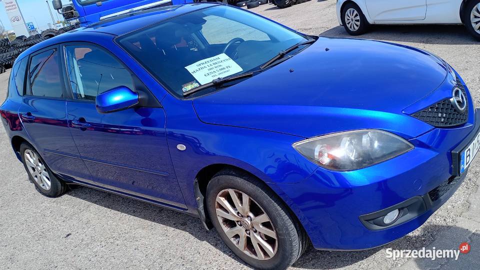 Mazda 3 2007 16 benzyna 246400 nieuszkodzony Białystok