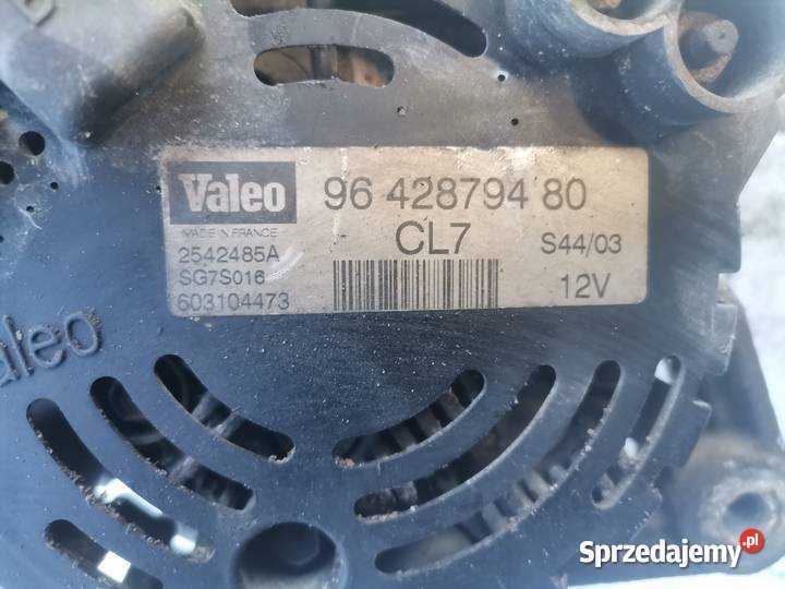 Alternator Peugeot 14 lubelskie Wisznice