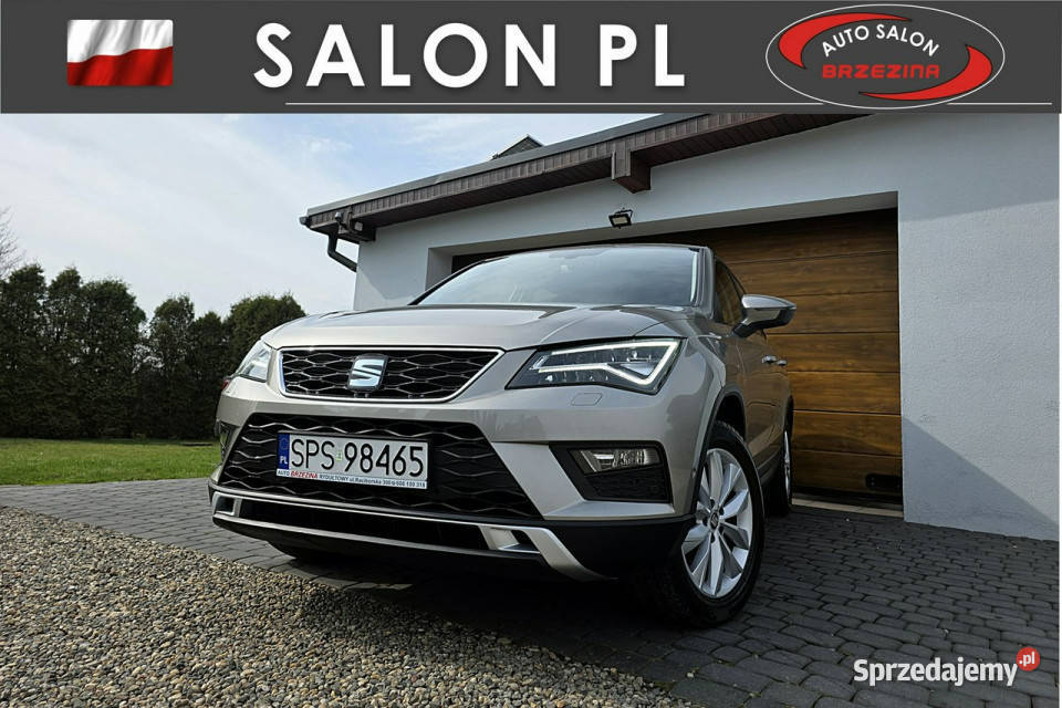 Seat Ateca 4x4 Hak Full Led aluminiowe felgi śląskie Rydułtowy