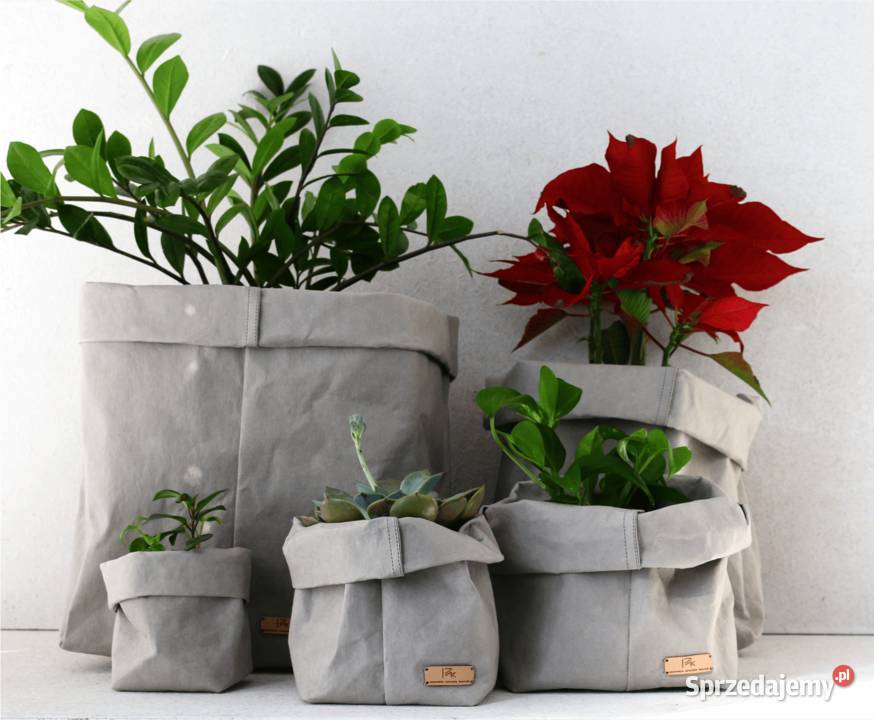 Duże worki dekoracyjne na doniczki ozdobne sprzedam