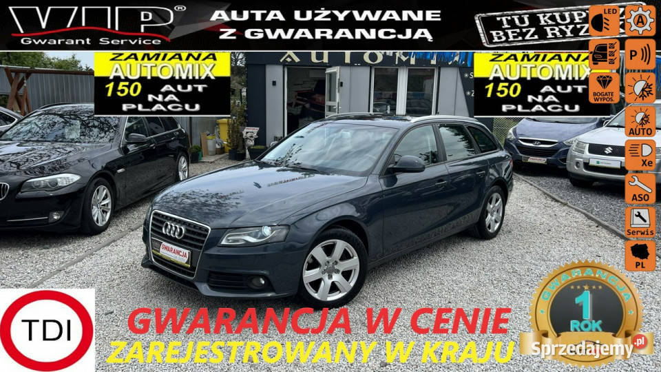 Audi A4 27 TDI 190 Duża Navi Automat Ledy Świdnica