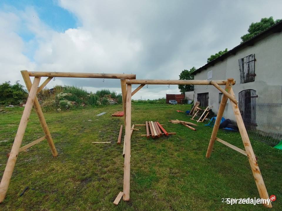 Stelaż huśtawki podwójnej kujawsko-pomorskie Szubin sprzedam