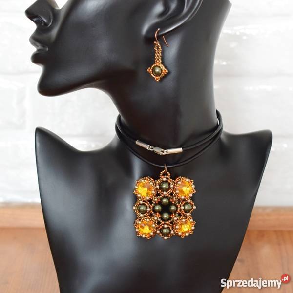 Wisior z kryształkami Swarovskiego Bydgoszcz