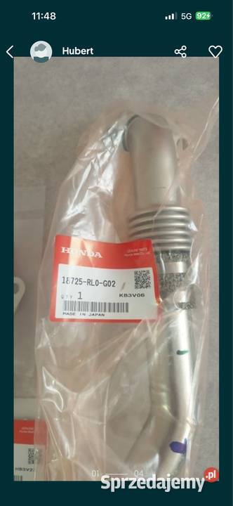 Rura EGR do hondy accord VIII 22