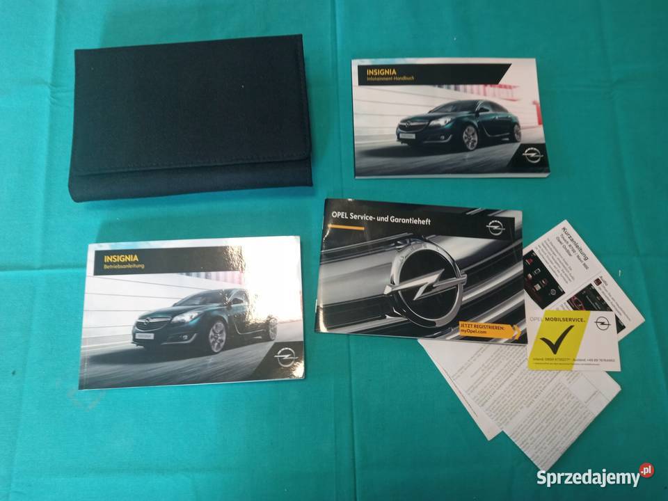 OPEL INSIGNIA 1 Instrukcja Obsługi książka Łódź sprzedam