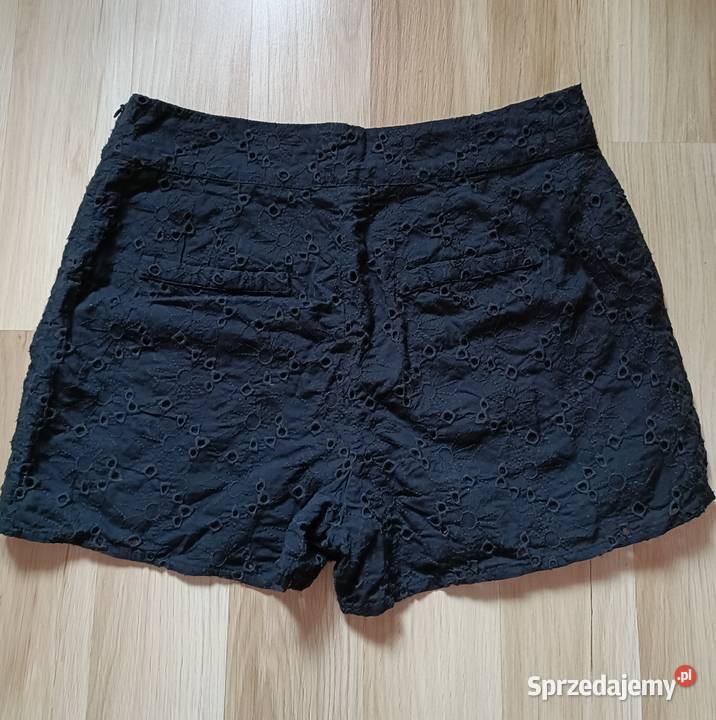 Czarne bawełniane spodenki Łódź