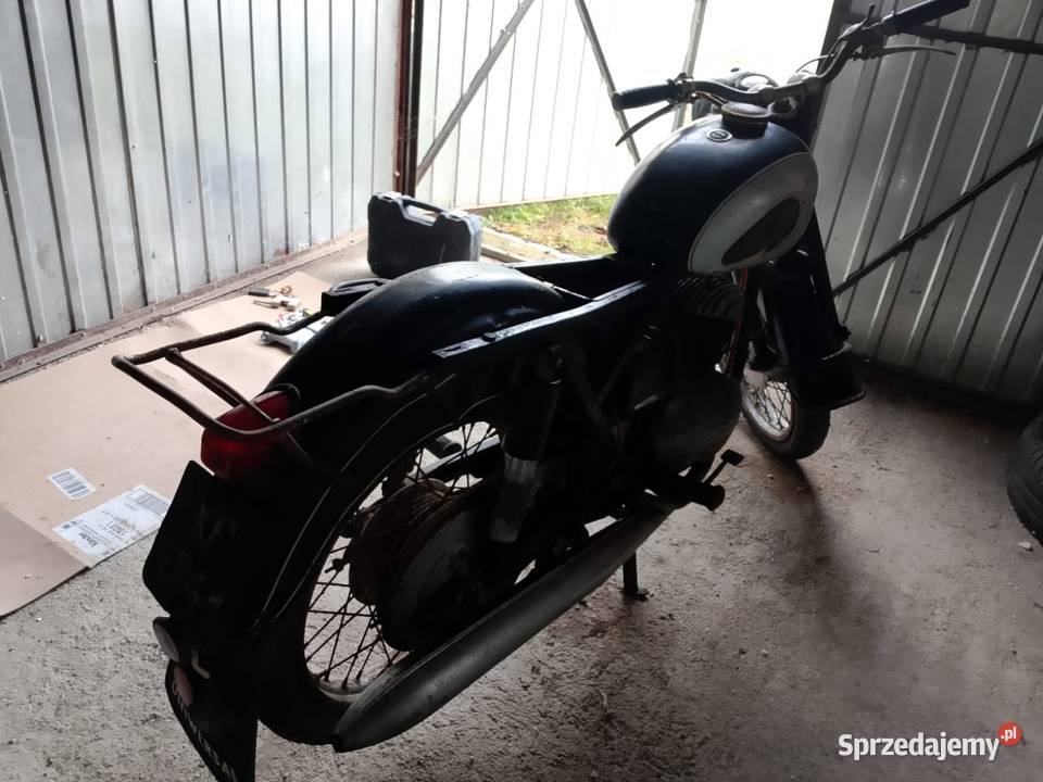 Motocykl SHL M11 1966 PRL uszkodzony