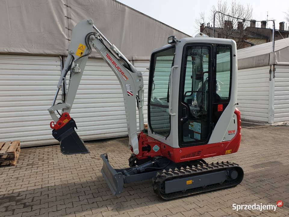 Minikoparka Takeuchi TB216 18 tony NOWA wersja Nowy Targ sprzedam