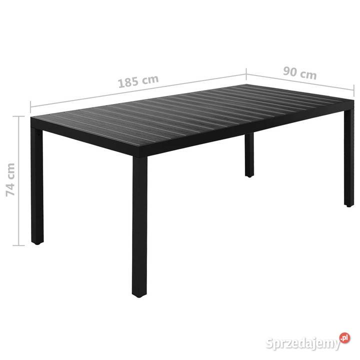 9cz zestaw mebli ogrodowych aluminium czarny Zestawy mebli ogrodowych mazowieckie Warszawa