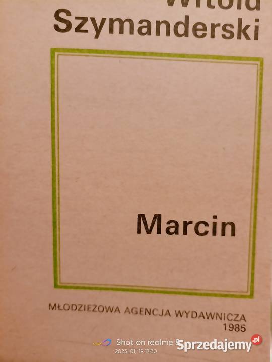 Marcin seria portrety książki Warszawa prezenty Proza i poezja