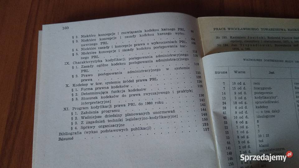 Problemy kodyfikacji prawa PRL Henryk Rot Gdańsk
