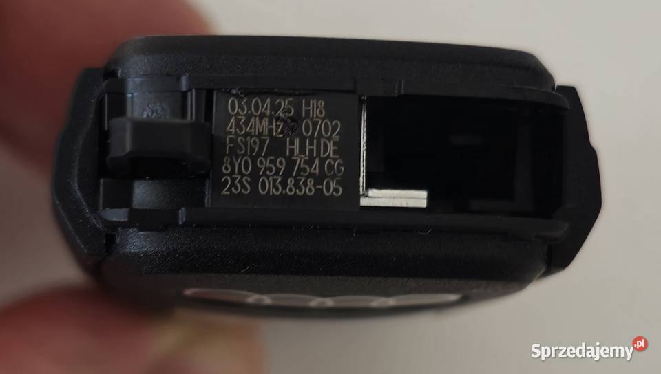 Pilot Kluczyk keyless Audi a3 2025 Rok produkcji 2025 Stacyjki i kluczyki Kielce
