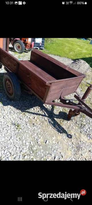 Przyczepka do traktora z hamulcem nieuszkodzony Nowy Sącz