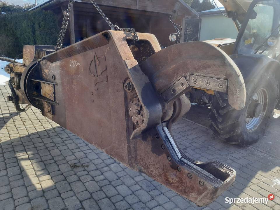 Nożyce hydrauliczne obrotowe do cięcia złomu tak Maków Podhalański