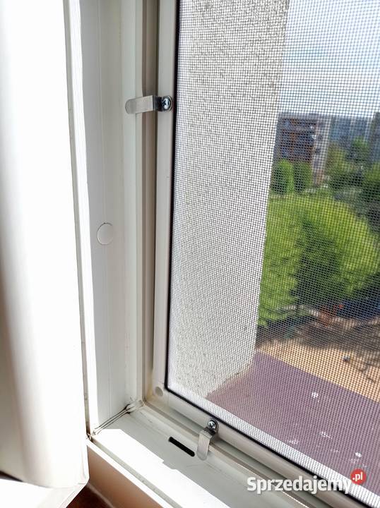 Moskitiera okienna aluminiowa biała do wymiaru Łask sprzedam