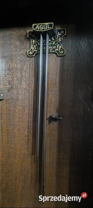 Lenzkirch 1895 r zegar stojący piękny gabinetowy Kwaczała