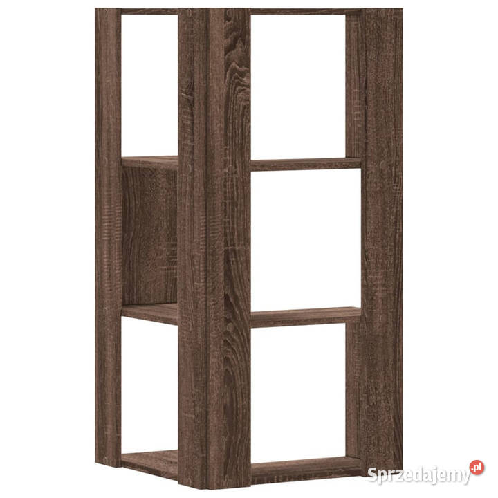 3poziomowy regał narożny brązowy dąb 50x50x102 Warszawa