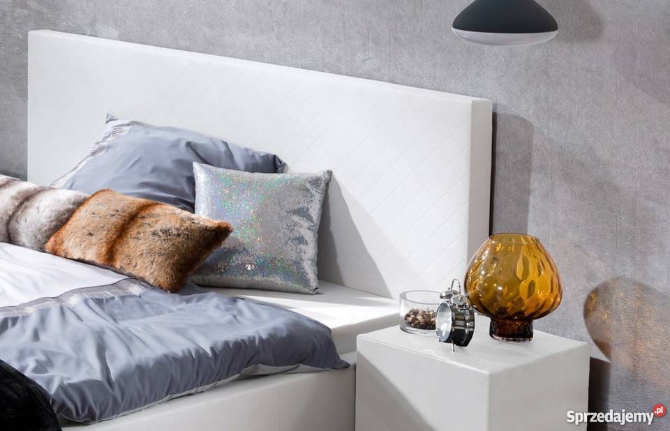 nowoczesne łóżko tapicerowane z materacem podkarpackie Rzeszów