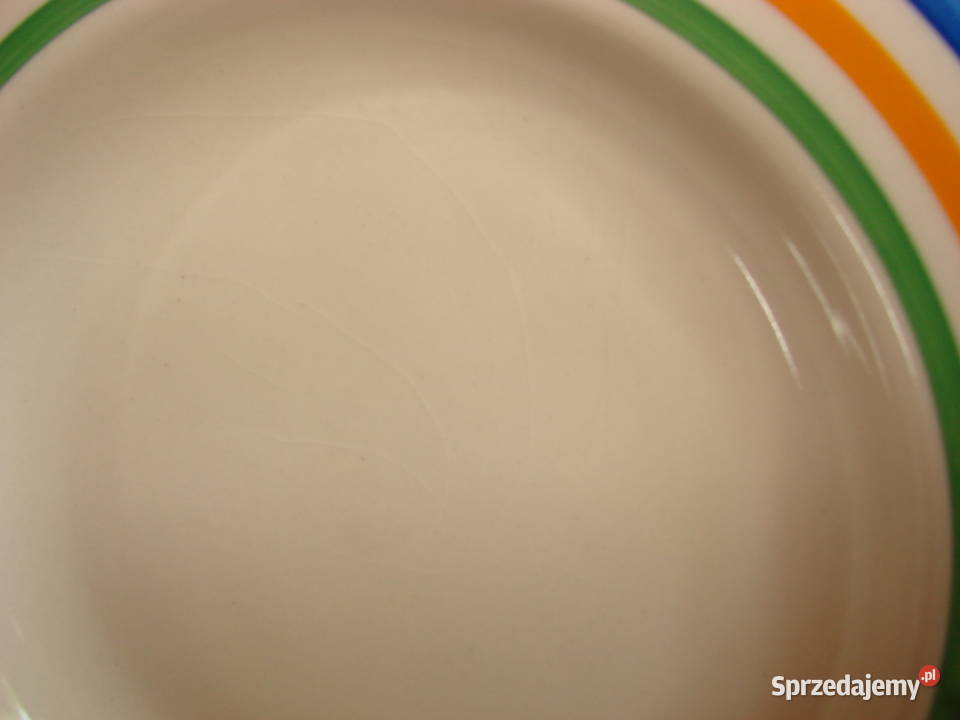 Romania talerz obiadowy PRL pomorskie Pruszcz Gdański