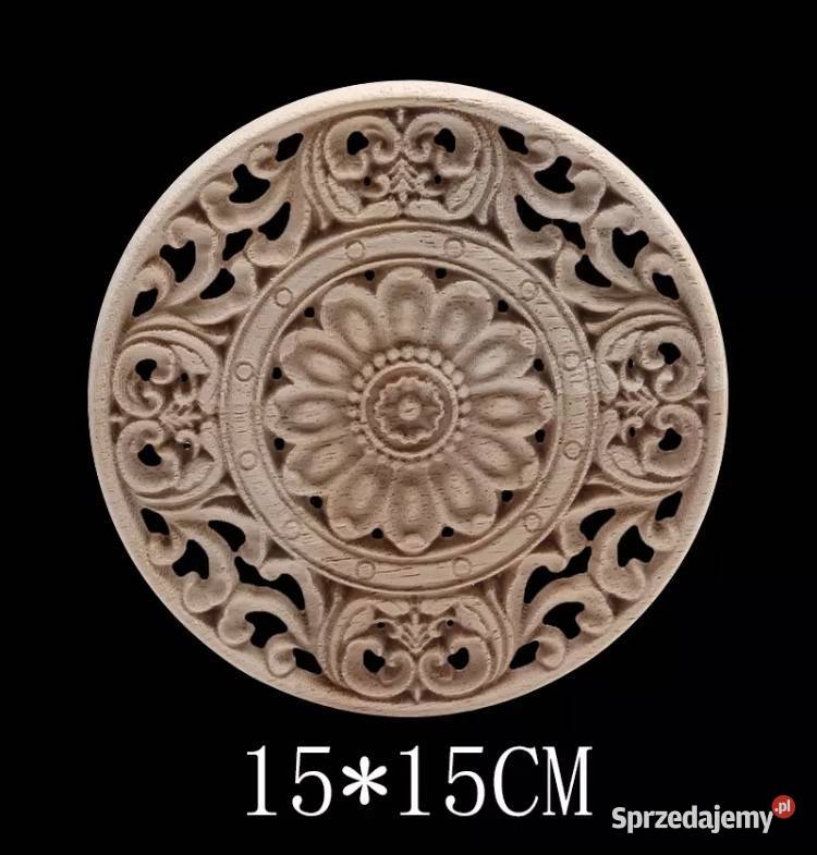 Drewniany ornament dekor rozeta ozdoba na meble Częstochowa sprzedam