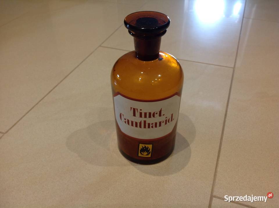 Butelka Szklana Apteczna Stara Sygnowana Rwaniec lubuskie Nowa Sól