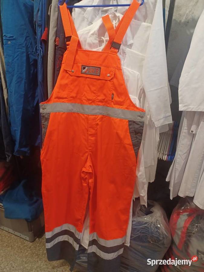 Ogrodniczki robocze odblaskowe 62 Rozmiar 3XL Wrocław sprzedam