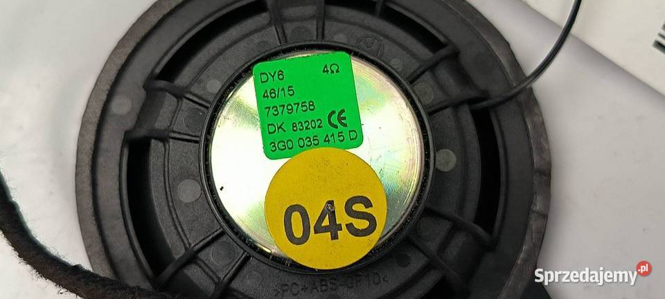 GŁOŚNIK VOLKSWAGEN PASSAT B8 RLINE 3G0035415D kujawsko-pomorskie Lipno