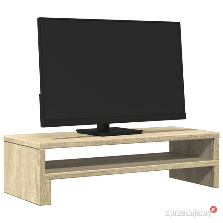 Podstawka pod monitor dąb sonoma 54x22x15 mazowieckie Warszawa sprzedam