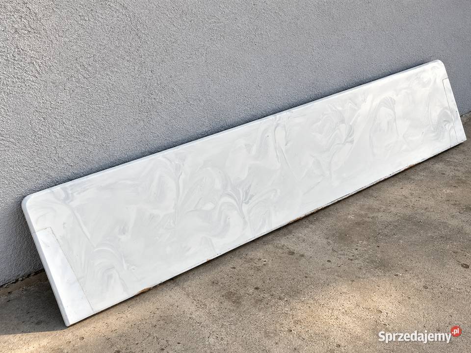 Parapet wewnętrzny 168 35 biały marmurkowy podkarpackie Łańcut