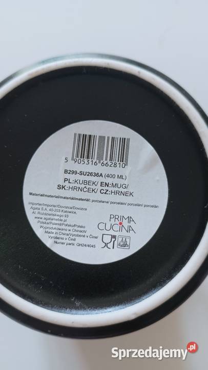 Kubek Joy i kieliszek na jajko łódzkie Łódź