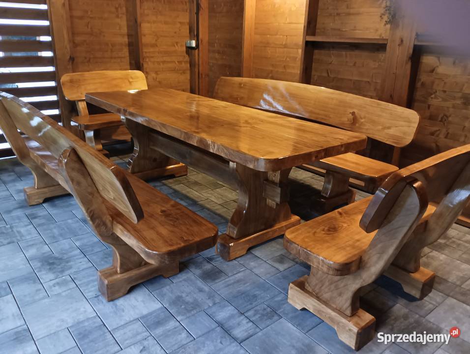 Meble Ogrodowe stół ławy krzesła Altana Nowa Słupia