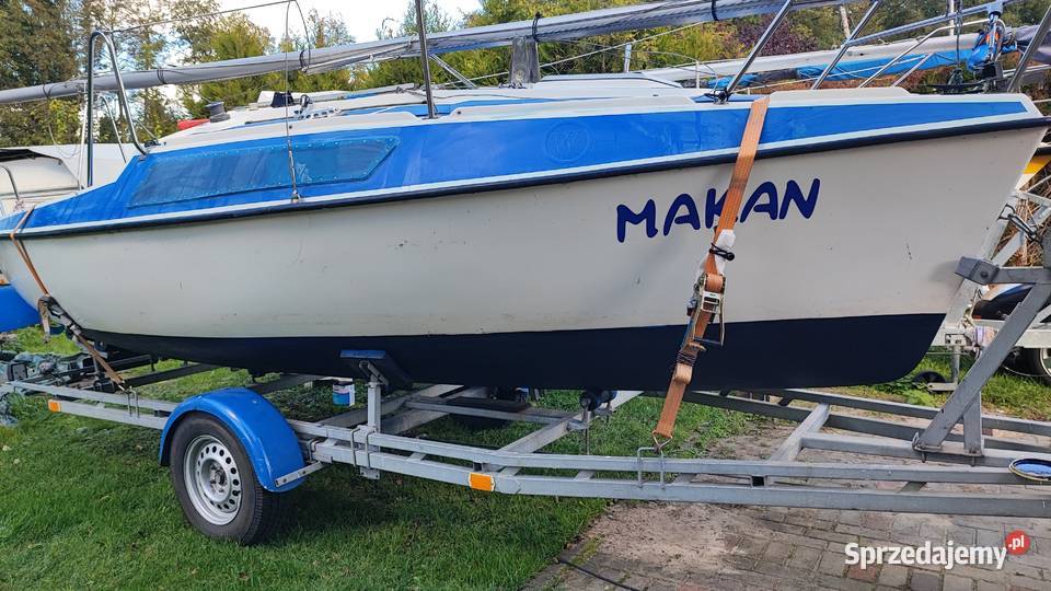 Jacht micro polo z przyczepka Sława