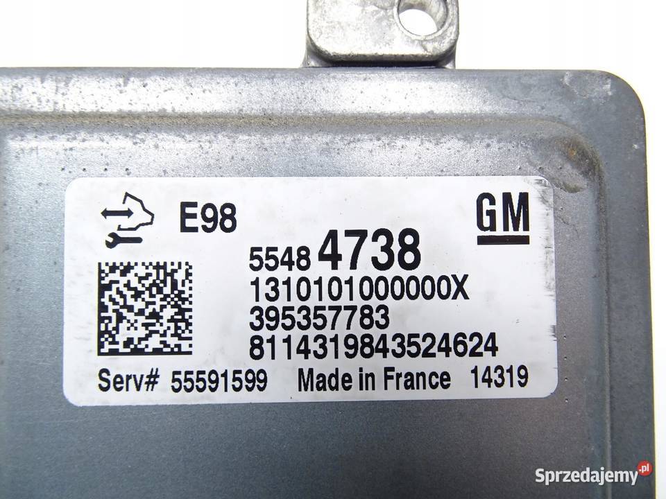 STEROWNIK MODUŁ SILNIKA 55484738 16 CDTI OPEL małopolskie