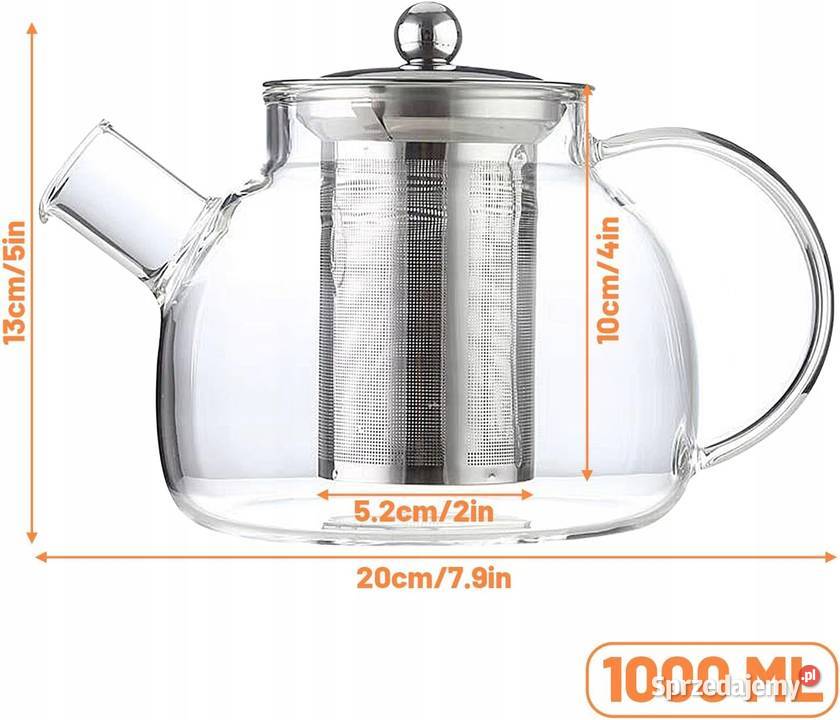 Dzbanek szklany 1L zestaw mazowieckie Myszyniec sprzedam