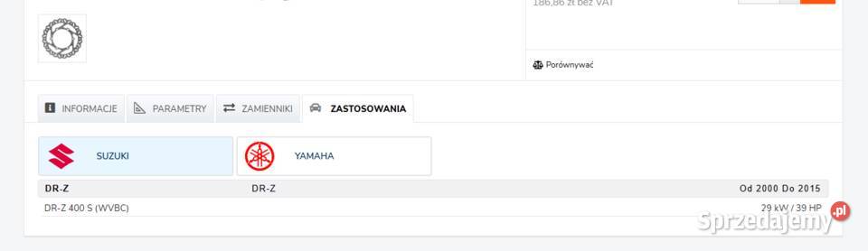 Tarcza hamulcowa TRW MST311EC Yamaha WR 426f 450 Szczytna