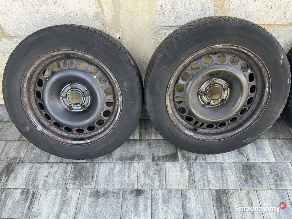Koła stalowe Opel 16 5x110 ET 37 z oponami podkarpackie Łęki Strzyżowskie