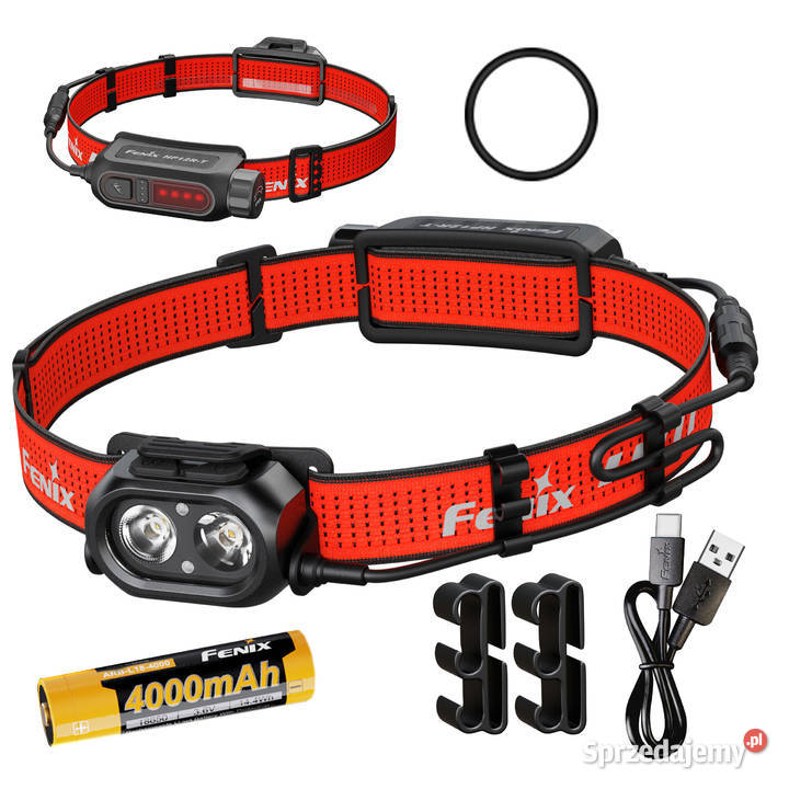 Latarka czołowa Fenix HP12RT czerwona sprzedam