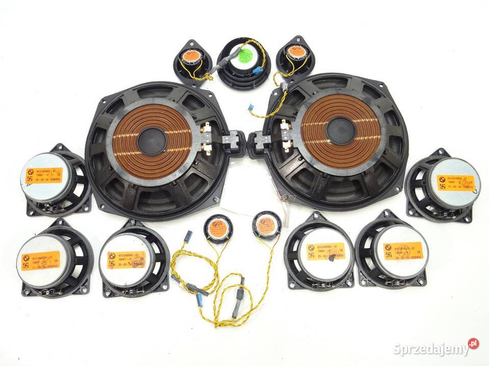 GŁOŚNIKI KOMPLET BMW E60 Kombi 0310 AUDIO ZESTAW