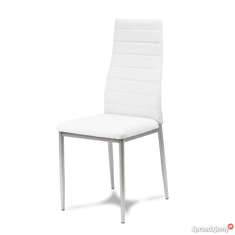 Białe krzesło tapicerowane ekoskóra Promocja :)