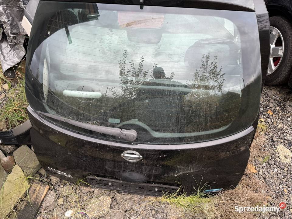 Klapa bagażnika tył tylnia szyba Nissan micra Klapy bagażnika Lipowa sprzedam