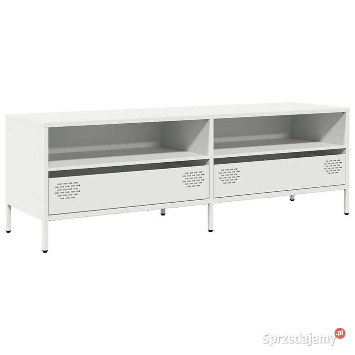 Szafka RTV biała 135x39x435 stal walcowana na Warszawa