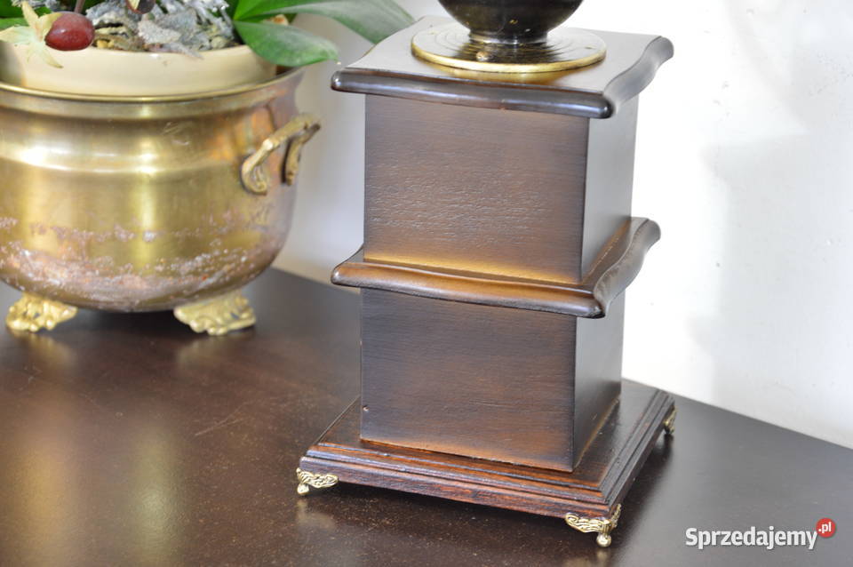 piękny drewniany MŁYNEK do kawy piętrowy Jastrzębie-Zdrój