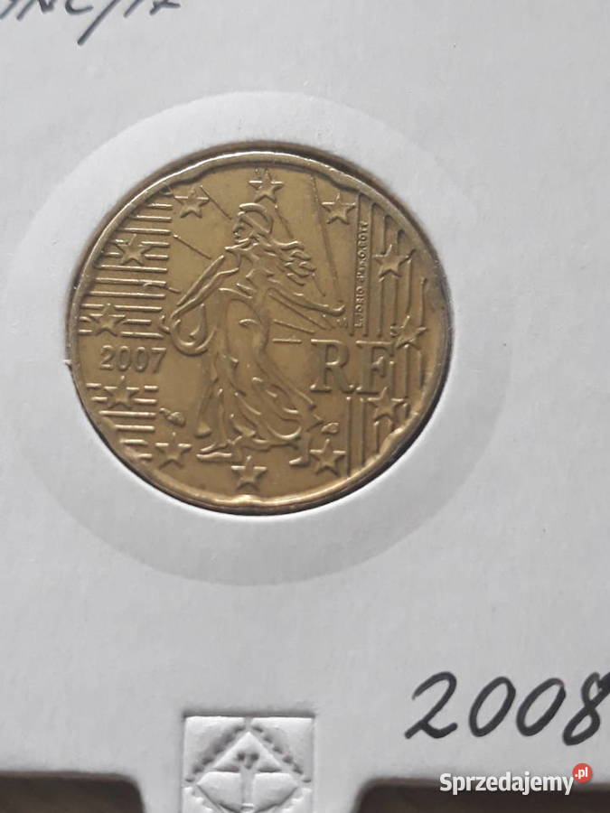 20 Eurocentów Francja 1999 r 2001 r 2008 r sprzedam