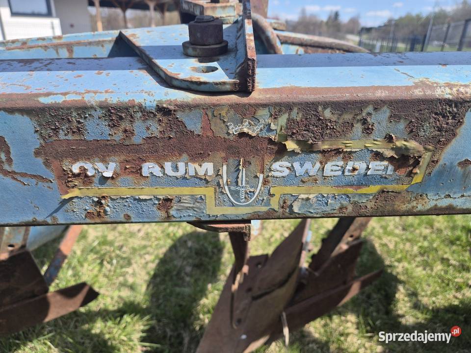 Pług zagonowy overum 4 skibowy 31 duzy wysoki lubelskie Majdan Górny